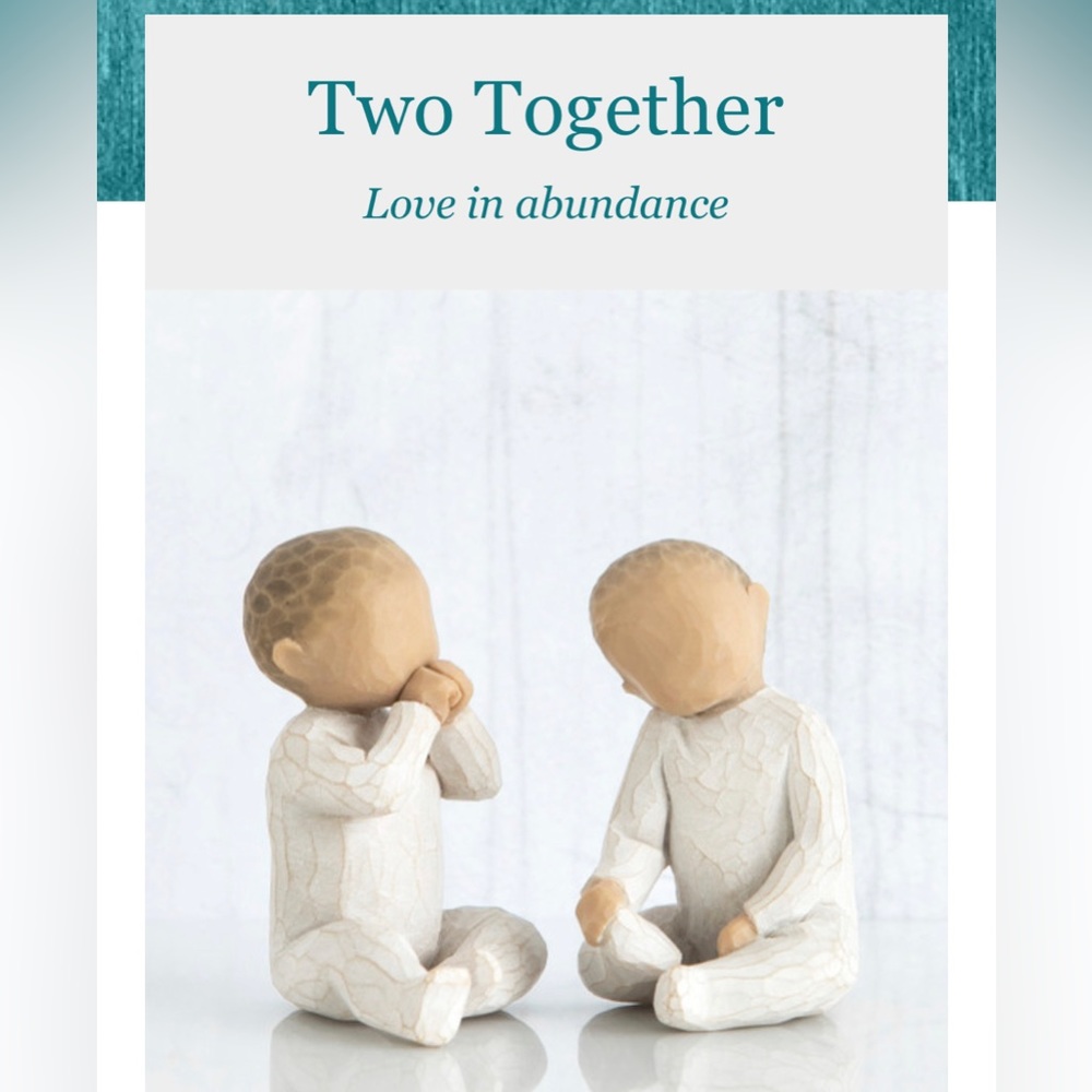 Brand New - Willow Tree - Two Together - Love in Abundance